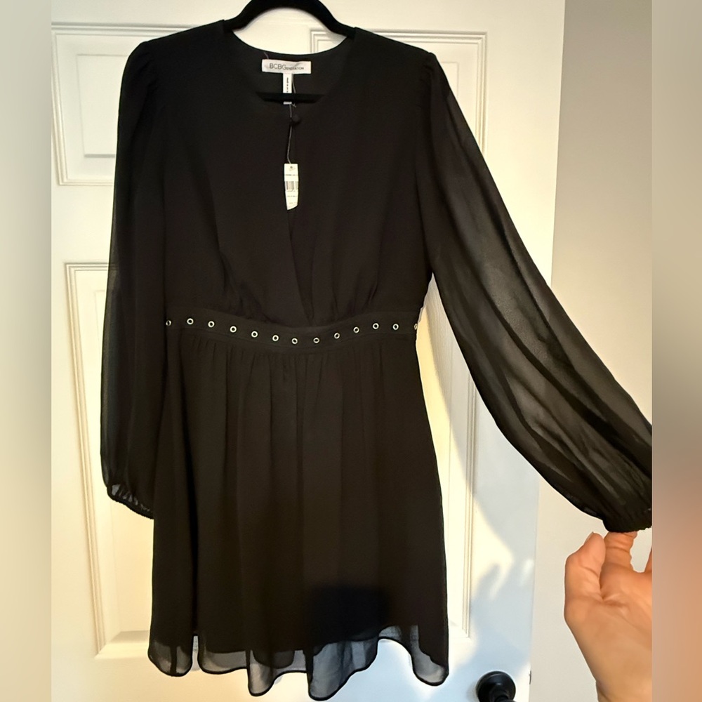BCBGeneration Black Long Sleeve Dress